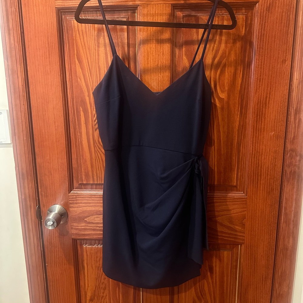 French Connection Navy Blue Spaghetti Strap Dress